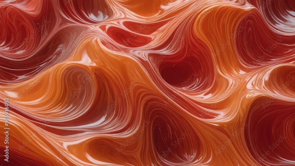 Fiery Red and Orange Translucent Waves Organic 3D Texture Pattern Fiery Red and Orange Translucent Waves Organic 3D Texture Pattern