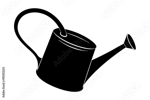 
Watering can icon, Watering can vector silhouette illustration
