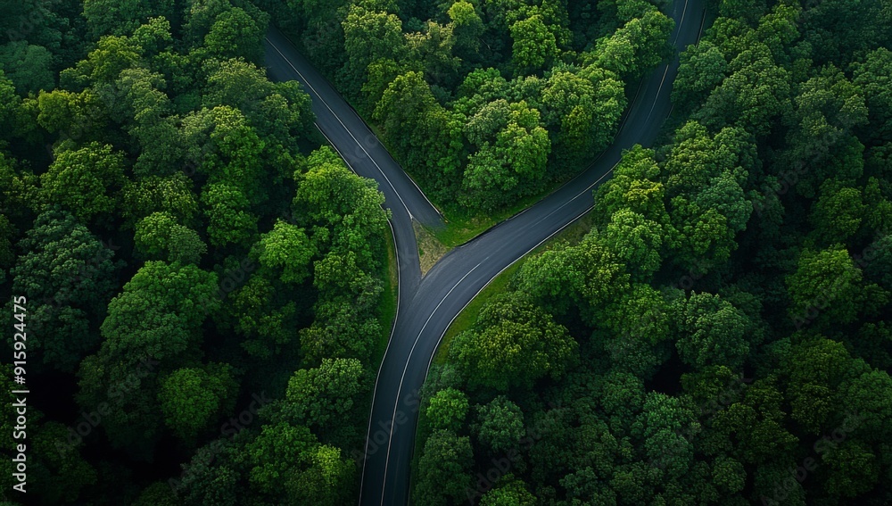 Aerial view asphalt road on green forest, Curve asphalt road on mountain green forest, Countryside road passing green forrest and mountain. Aerial view asphalt road on green forest, Curve asphalt road on mountain green forest, Countryside road passing green forrest and mountain.