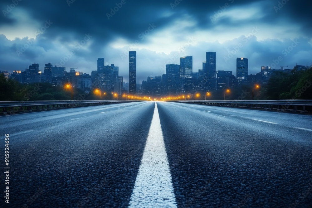 Fototapeta premium City road architecture cityscape.