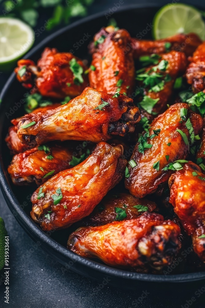 delicious looking chicken wings and sauce delicious looking chicken wings and sauce