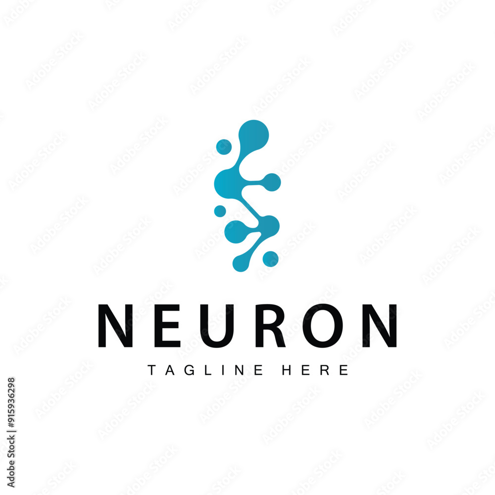 Neuron Logo Design Health Illustration DNA Molecule Nerve Cell Abstract Simple Illustration Neuron Logo Design Health Illustration DNA Molecule Nerve Cell Abstract Simple Illustration