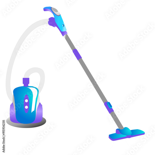 Vacuum cleaner vector illustration