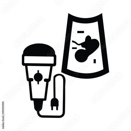 medical, ultrasound, ultrasound icon