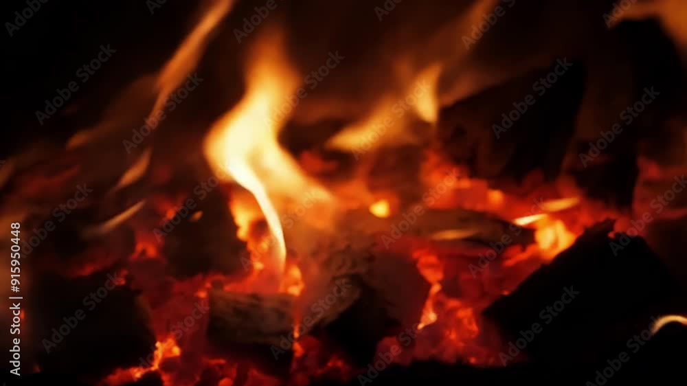 The camera zooms in on the fading campfire embers offering a poetic reminder of the impermanence of fire and the fleeting beauty of nature. The camera zooms in on the fading campfire embers offering a poetic reminder of the impermanence of fire and the fleeting beauty of nature.