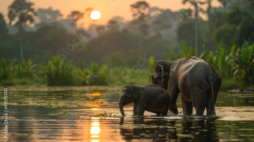 Document the harmony of wildlife sanctuaries, where endangered species thrive in protected habitats under the watchful gaze of conservation efforts.