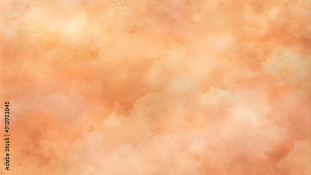 Obraz premium Soft Peach and Orange Cloudy Background with Gentle Gradients