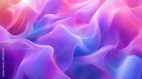 Abstract colorful shape 3d render