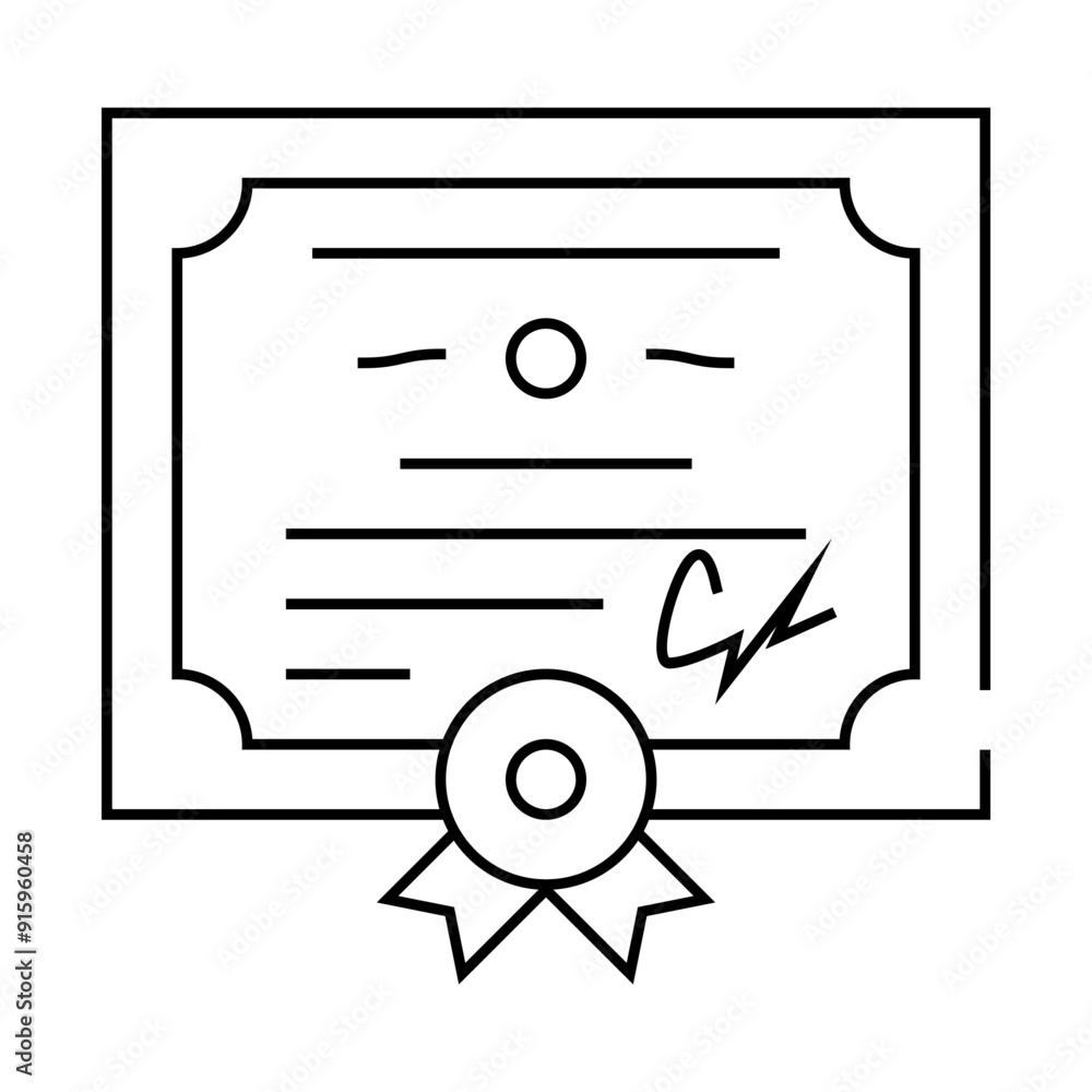 university diploma line icon vector. university diploma sign. isolated contour symbol black illustration university diploma line icon vector. university diploma sign. isolated contour symbol black illustration