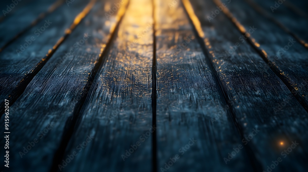 Rustic Wooden Surface with Warm Sunlight Reflections Rustic Wooden Surface with Warm Sunlight Reflections
