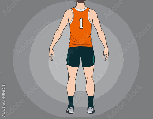 Sport track Shorts with compression tights design vector template, basketball shorts concept with front and back view for football, badminton and running active wear double layer trail shorts design
