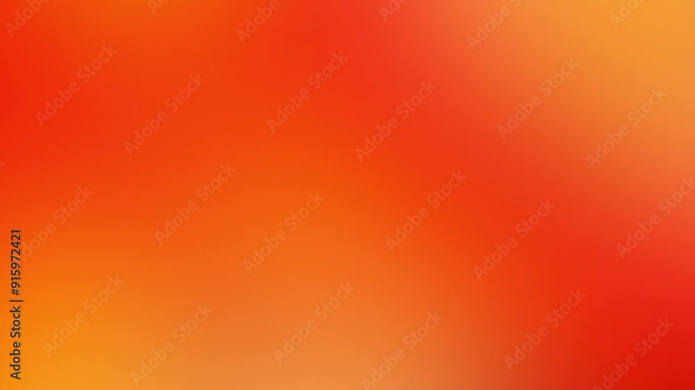 Abstract gradient background with slowly flickering red, orange and yellow colors. Smooth gradient transition. Seamless loop cycle animation that can repeat endlessly