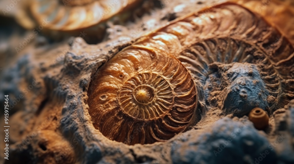 Fossilised Ammonite