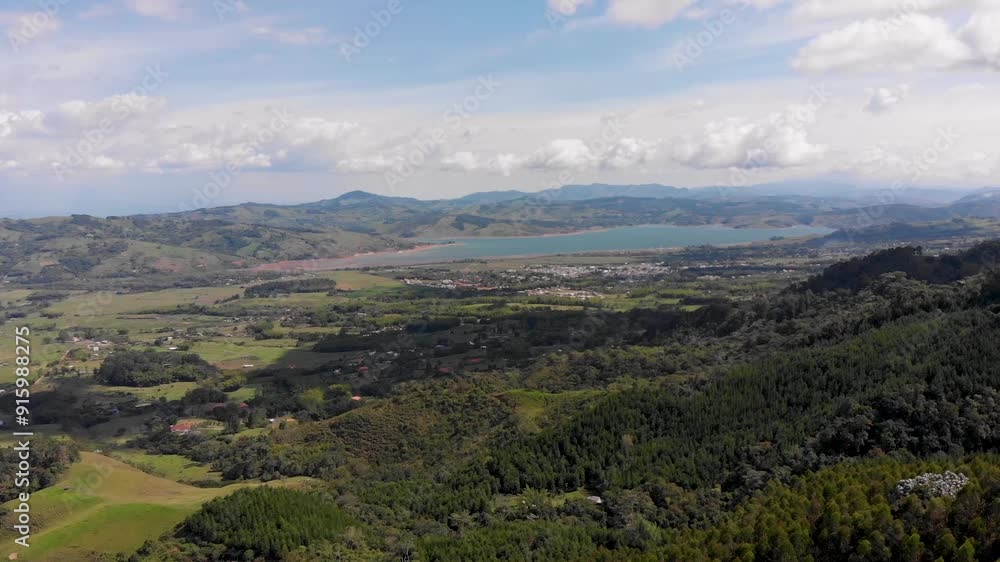 panorama of the reforested mountains panorama of the reforested mountains