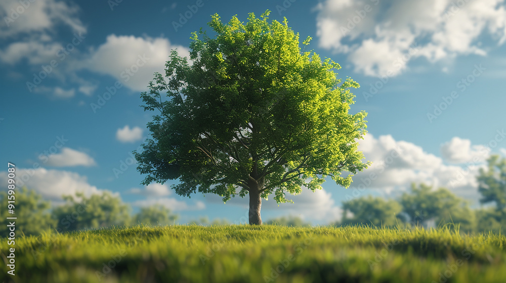 Fototapeta premium tree in the field