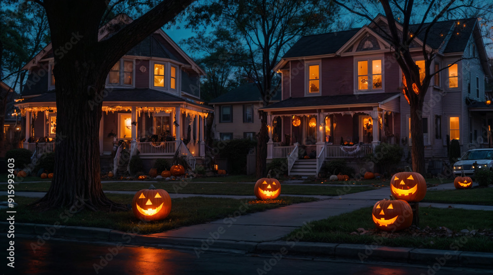 Obraz premium halloween scene