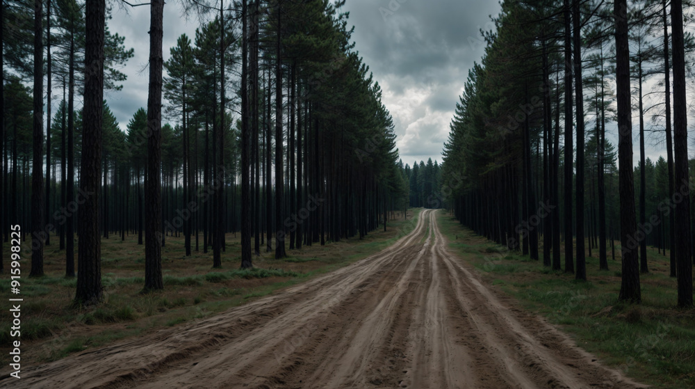 Fototapeta premium path in the woods