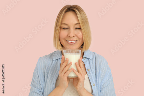 Happy woman enjoying fresh ...