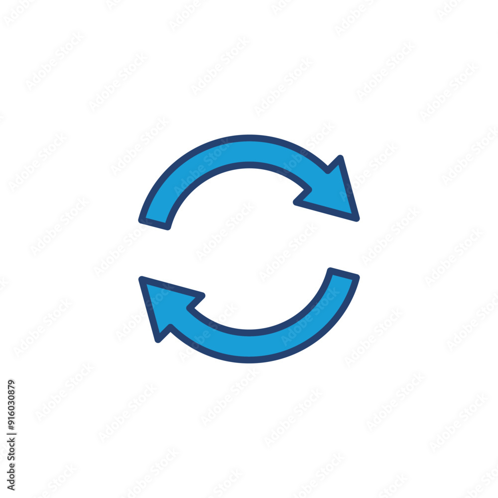 Refresh icon vector. Reload icon vector. Update icon. Refresh icon vector. Reload icon vector. Update icon.