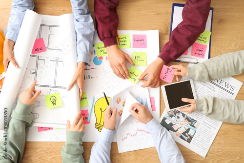 Business people working on ...