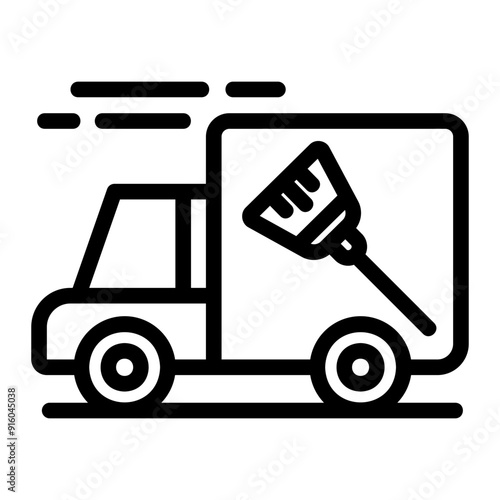 keep cleaning Line Icon
