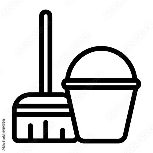 house keeping Line Icon