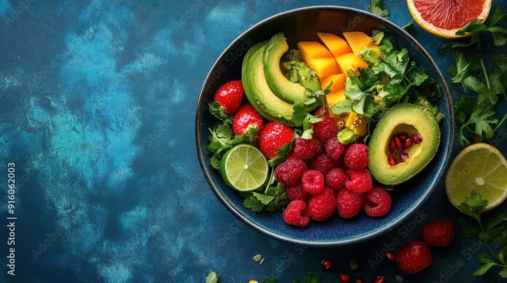 Delicious and Healthy Fruit Salad Bowl Delicious and Healthy Fruit Salad Bowl