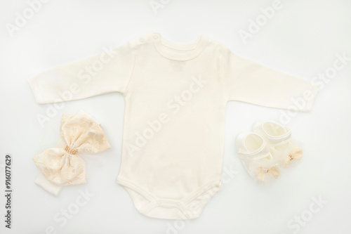 baby clothes isolated on white