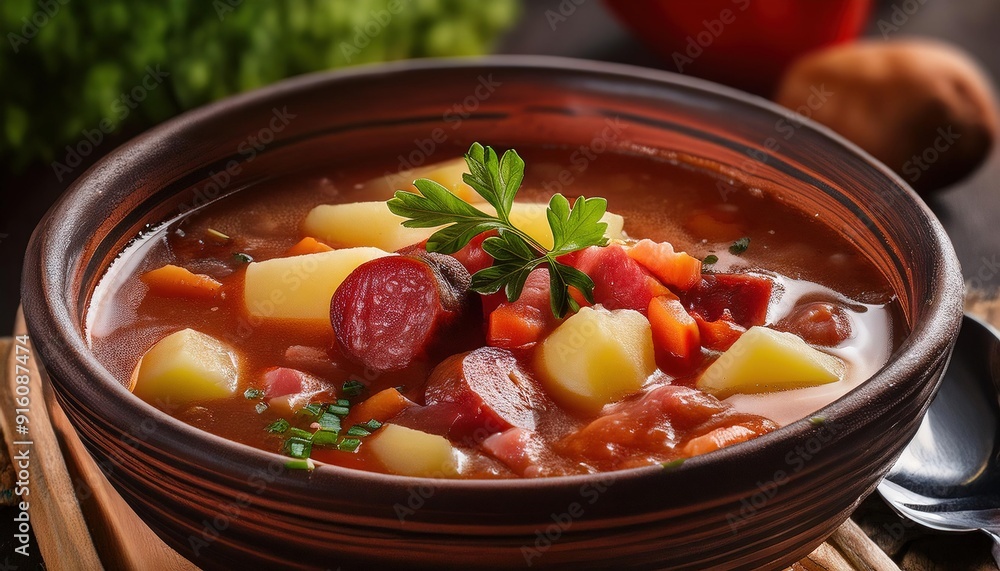 Hearty Vegetable and Sausage Soup Recipe Hearty Vegetable and Sausage Soup Recipe