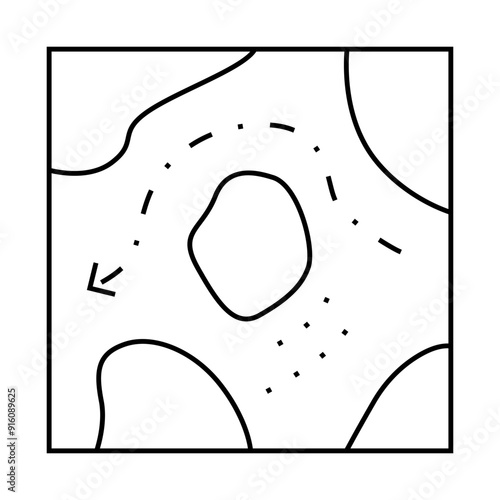 fairway ships line icon vector. fairway ships sign. isolated contour symbol black illustration