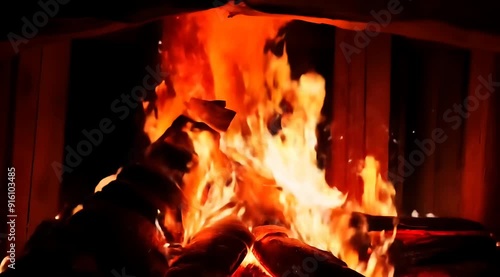 A powerful burning flames, with detailed fire and smoke, giving a sense of warmth or destruction depending on usage. Perfect for fire or heat-related projects.
