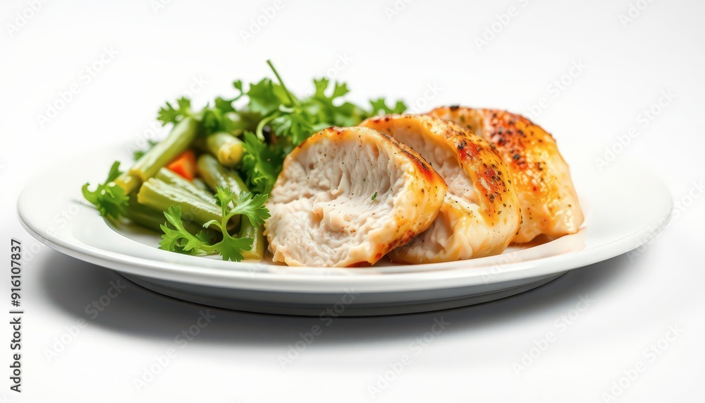 Roasted Chicken Breast with Green Beans. Roasted Chicken Breast with Green Beans.