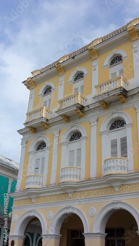 Colonial Yellow Building, Sancti Spiritus Cuba 