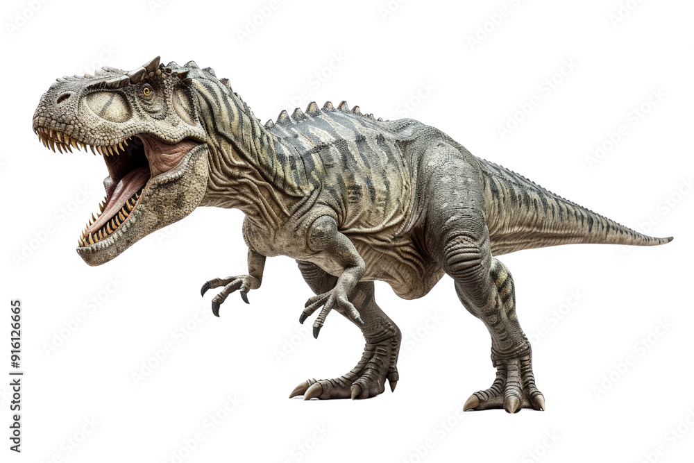 Carcharodontosaurus isolated with a white background, highlighting its impressive build, intricate details, and fierce look, capturing its grandeur and detail Carcharodontosaurus isolated with a white background, highlighting its impressive build, intricate details, and fierce look, capturing its grandeur and detail