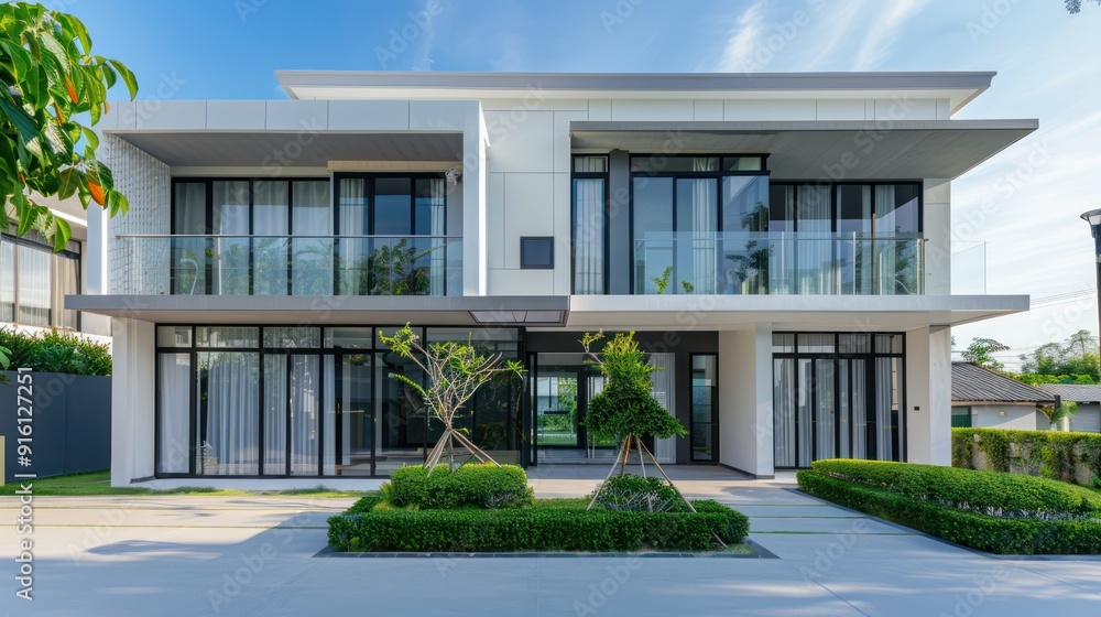 Modern Architecture: A Luxurious Two-Story Home Modern Architecture: A Luxurious Two-Story Home
