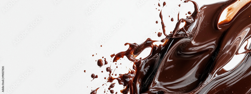 Melted chocolate flow creative design, wallpaper Melted chocolate flow creative design, wallpaper