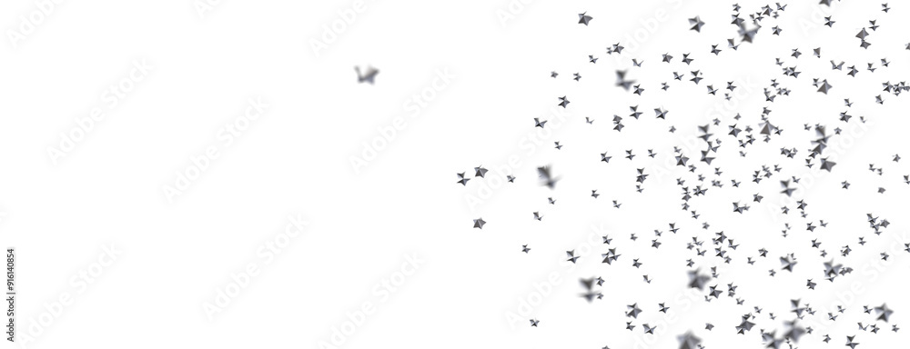 Obraz premium Celestial Extravaganza: 3D Illustration Captures the Beauty of Falling Stars