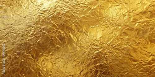 Obraz na płótnie Luxurious and elegant gold foil seamless texture perfect for backgrounds and design projects, gold, foil, seamless w salonie