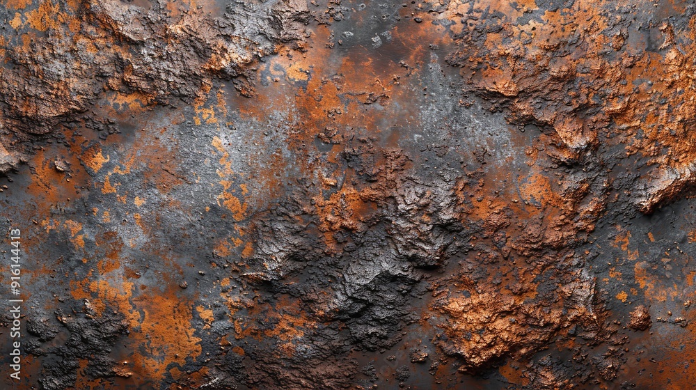 Grunge Rusty Orange-Brown Metal Corten Steel and Stone Background Grunge Rusty Orange-Brown Metal Corten Steel and Stone Background