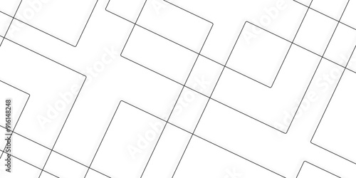 Abstract industrial Design random lines black on white background.Geometric seamless minimalist pattern with straight lines design.luxury black geometric random chaotic lines.squares and triangle line