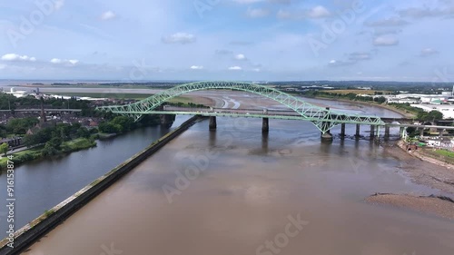 Wallpaper Mural Iron Bridge Spanning the River Mersey Torontodigital.ca