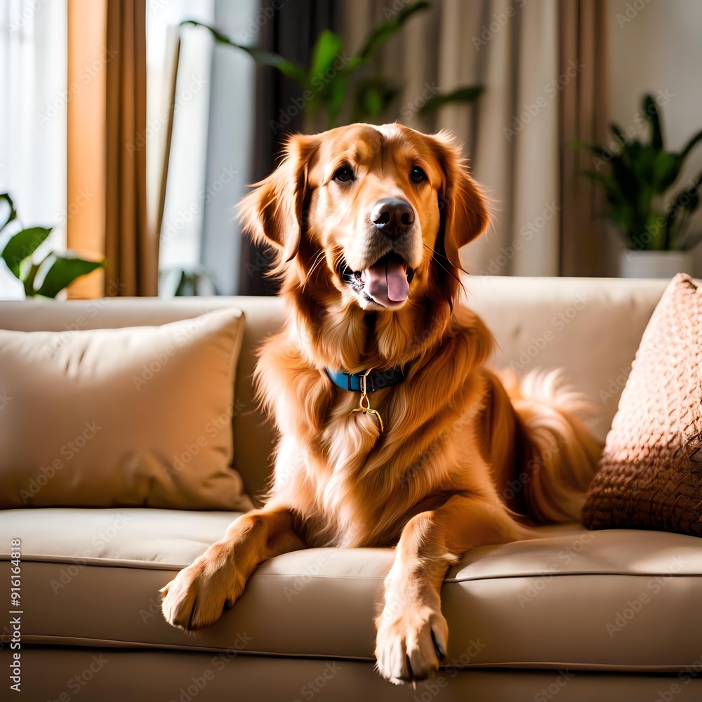 Specific Traits of a Golden Retriever Breed in Portraiture Specific Traits of a Golden Retriever Breed in Portraiture