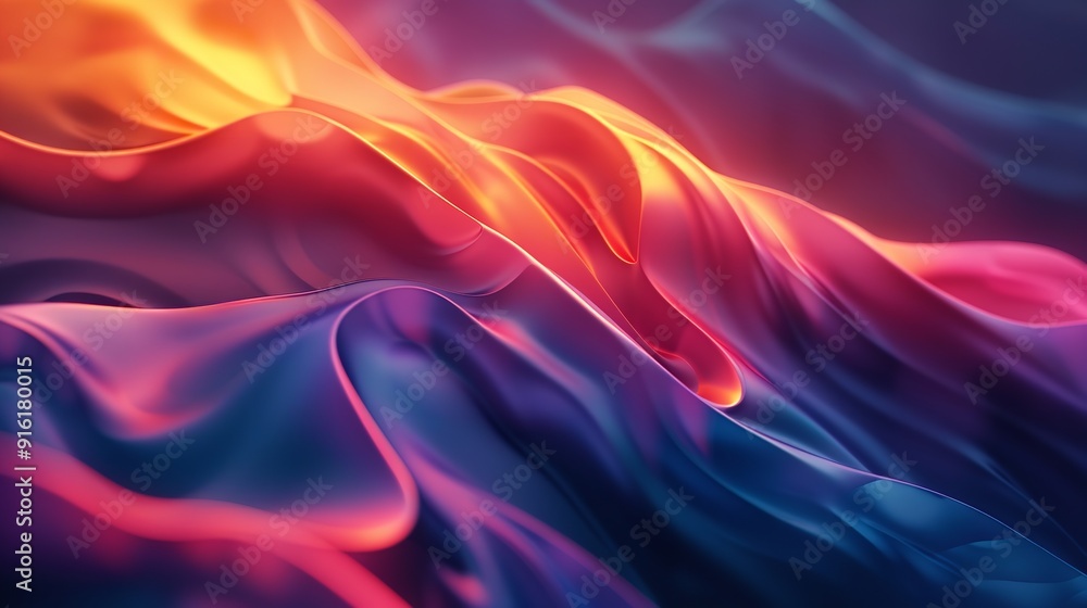 Fototapeta premium Modern Abstract Background with 8K Realistic Lighting