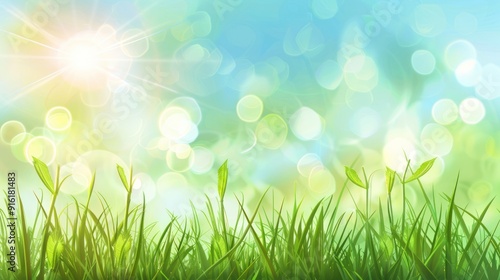 Green Grass and Sun