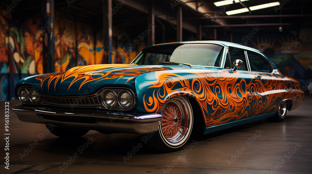 Obraz premium old car generate by AI