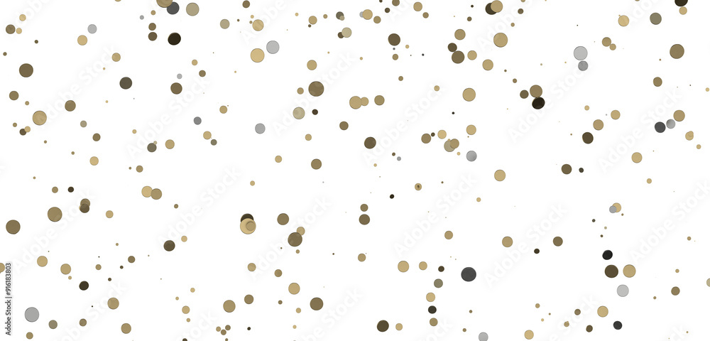 Sprinkle of Success: Spectacular 3D Illustration Showcasing Cascading gold Confetti Sprinkle of Success: Spectacular 3D Illustration Showcasing Cascading gold Confetti