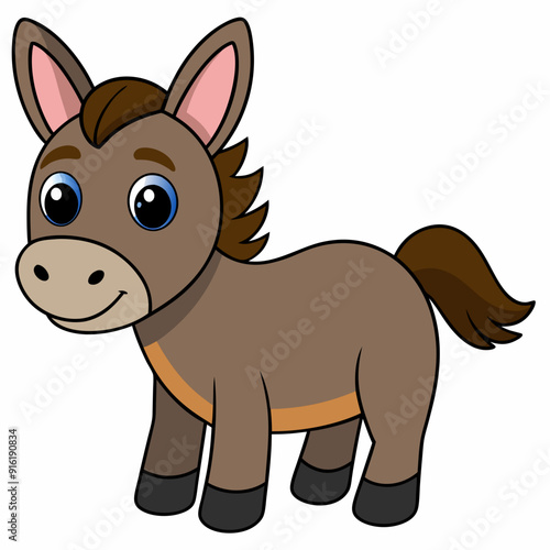 Black mule, mule silhouette, mule vector art, animal icon, Holiday t shirt, mule Vector illustration, mule Line art, pet cartoon drawn trendy logo, eps, svg