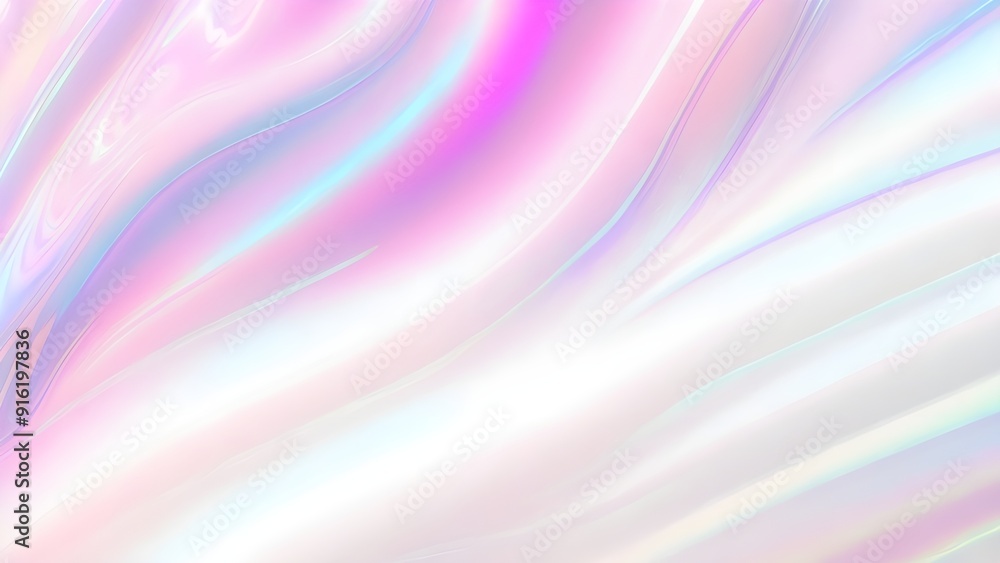 Holographic background seamless trendy iridescent light foil texture. Soft holographic pastel unicorn marble background pattern. Modern pearlescent blurry abstract swirl illustration.
Holographic background seamless trendy iridescent light foil texture. Soft holographic pastel unicorn marble background pattern. Modern pearlescent blurry abstract swirl illustration.