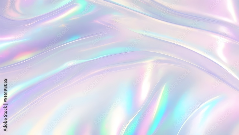 Holographic background seamless trendy iridescent light foil texture. Soft holographic pastel unicorn marble background pattern. Modern pearlescent blurry abstract swirl illustration.
Holographic background seamless trendy iridescent light foil texture. Soft holographic pastel unicorn marble background pattern. Modern pearlescent blurry abstract swirl illustration.