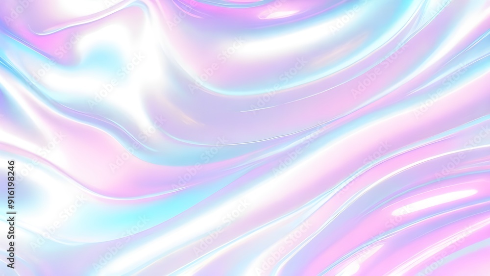 Holographic background seamless trendy iridescent light foil texture. Soft holographic pastel unicorn marble background pattern. Modern pearlescent blurry abstract swirl illustration.
Holographic background seamless trendy iridescent light foil texture. Soft holographic pastel unicorn marble background pattern. Modern pearlescent blurry abstract swirl illustration.